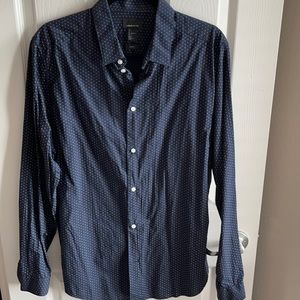 H&M Premium Cotton navy blue shirt men’s